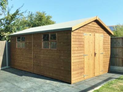 4.8m x 3.0m (16' x 10') Heavy Duty Workshop